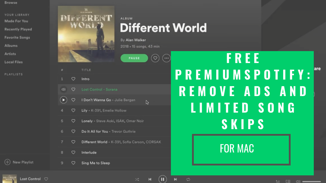 Download Spotify Premium For Free Mac